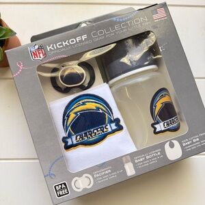 NFL Los Angeles Chargers Infant Pacifier Set - Blue and White